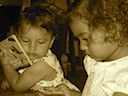 Miren esos cachetes